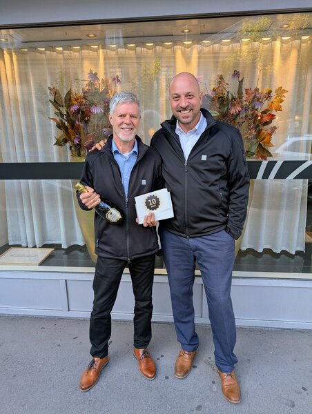 Bernhard Elsener (Geschäftsstellenleiter Sursee) und Jürg Glanzmann (Stv. Geschäftsleiter) 